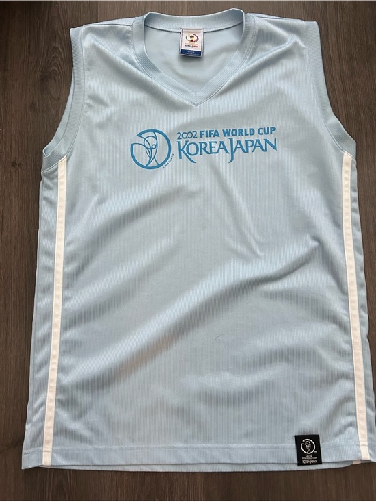 Fifa Other - 2002 FIFA World Cup Korea Japan Light Blue Sleeveless Jersey